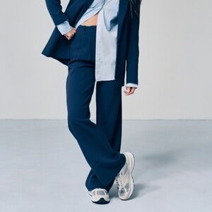 Abercrombie & Fitch Navy Blue Trousers